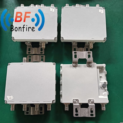 5g συνδυαστής 698-3800MHz RF ευρυζωνική χαμηλής συχνότητας πιν τετραπλέξερ για Ibs Bts Das RF πολλαπλέξερ