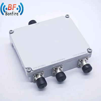 VHF UHF Diplexer 1710-2170MHz 2300-2690MHz RF Low Pim Duplexer Δύο ζώνες συνδυασμός N Γυναικείο τύπος