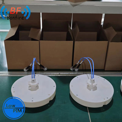 3300-4000MHz Low Pim Indoor Panel Antenna 4.3-10 Γυναίκα IP65 για εύρος υψηλών συχνοτήτων