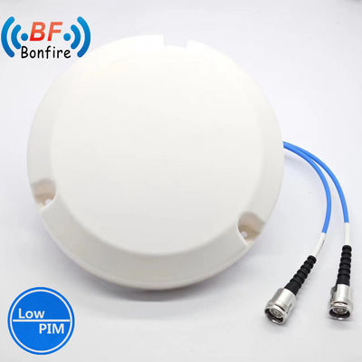 Λευκή εσωτερική υψηλής απόδοσης VHF 698-4000MHz Omni Ceiling Antenna με ισχυρή λήψη
