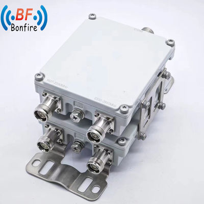 50W VHF Diplexer Duplexer Low Pim RF συνδυαστής για σύστημα ραδιοφώνου 2 οδών