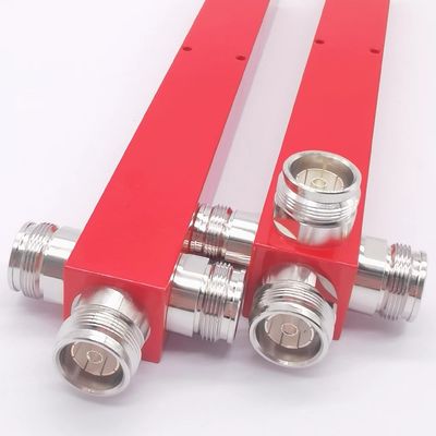 OEM/ODM Ultra Wideband 4 Way Low Pim Reactive High Power Splitter 617-4000MHz 4,3-10 F