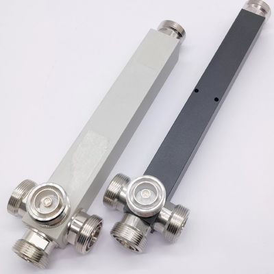 Υπερ-ευρυζωνική ζώνη 2/3/4 Way Low Pim Αντιδραστικός High Power Splitter με διεπαφή DIN-F