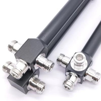 Υπερ-ευρυζωνική ζώνη 2/3/4 Way Low Pim Αντιδραστικός High Power Splitter για 698-4200MHz N F