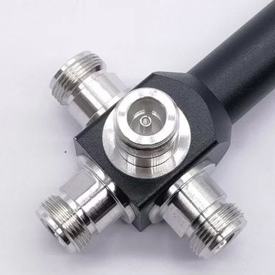 Υπερ-ευρυζωνική ζώνη 2/3/4 Way Low Pim Αντιδραστικός High Power Splitter για 698-4200MHz N F