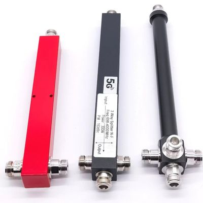 N-F 2/3/4 Way Das Ibs Low Pim Αντιδραστικός διαχωριστής ισχύος 617-4000MHz 0.510kg 617-4000MHz