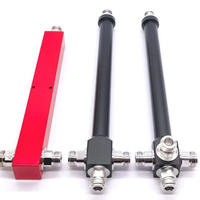 Υψηλής ισχύος N-F 2/3/4 Way Splitter για τη δημόσια ασφάλεια 698-3800MHz/Γκρι/Κόκκινο/Μαύρο/προσαρμοσμένο