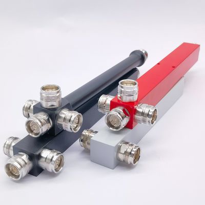 Ευρύ φάσμα συχνοτήτων 617-4000MHz 4.3-10-F 2/3/4 Way Low Cavity High Power Divider Das