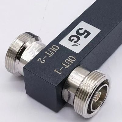 617-4000MHz DIN F 2/3/4 Way Low Pim Reactive High Power Splitter Das για εξωτερικούς IP65