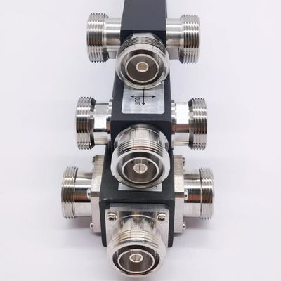 617-4000MHz DIN F 2/3/4 Way Low Pim Reactive High Power Splitter Das για εξωτερικούς IP65