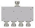 136-174MHz 3 Way Red RF Micro Strip Power Divider UHF VHF Divider με εσωτερική χωρητικότητα