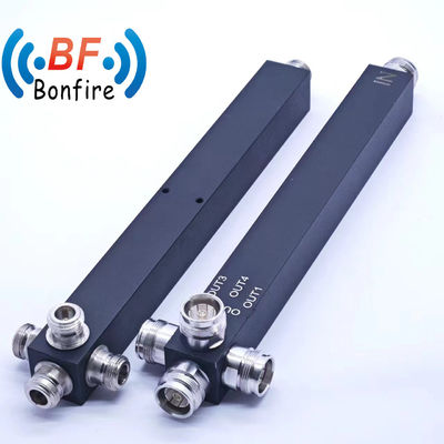 IP65 Low Pim RF 4 Way Reactive Power Splitter Συσκευή διαχωρισμού