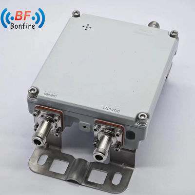 1710-2170MHz 2300-2700MHz Τριπλέξερ με χαμηλό Pim -160dbc RF διπλέξερ και 4.3-10-F συνδετήρα