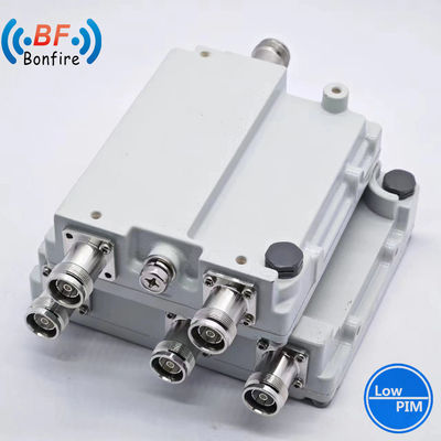 2300-2400 2500-2700MHz Low Pim -150dbc Τριπλέξερ RF Diplexer Δίδυμος διπλέξερ RF Δύο ζώνη συνδυαστής με 4.3-10-F σύνδεσμο