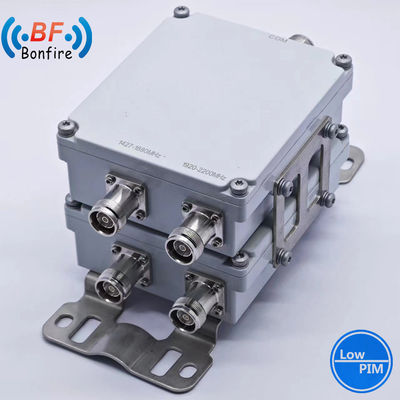Χαμηλό Pim Triplexer RF Diplexer RF Penta Band Combiner με σύνδεσμο 4310f -155dbc 2300-2400 2500-2700MHz