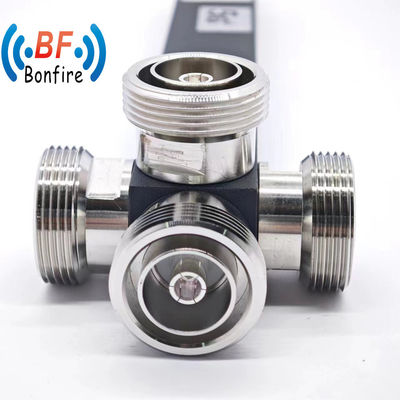 2400-6000MHz Low Pim -160dbc 2X43dBm 4 Way RF Power Splitter για εσωτερικό / εξωτερικό IP65