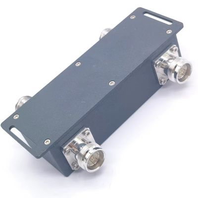 Γκρι DQ-0740-227701 Υβριδικός συνδυαστής Υβριδικός συνδετήρας 2 σε 2 από 698-4000MHz 4,3-10 F Κόκκινο