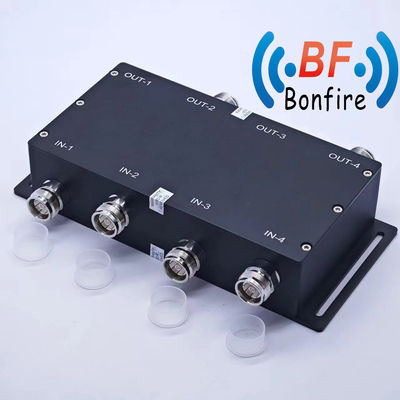 698-3800MHz Low Pim 2X2 Υβριδικό Συσκευαστή 4.3-10 Γυναικείο Υβριδικό Συσκευαστή για ευρυζωνική σύνδεση