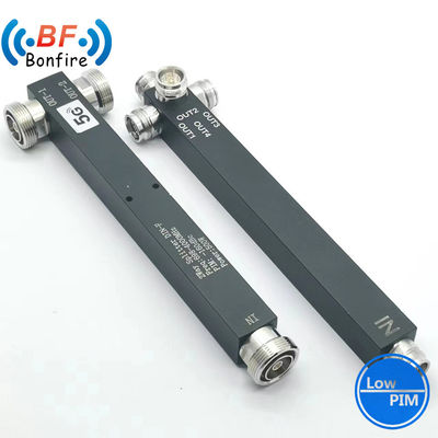 50W N Δυναμικός διαχωριστής 4Δ RF διαχωριστής για τηλεπικοινωνιακά συστήματα IP65 -153dbc