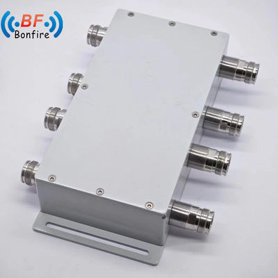 Υβριδικός συνδυαστής 617-3800MHz RF 4X4 Υβριδικός ζεύγος με διεπαφή N-F/4.3-10-F/DIN-F