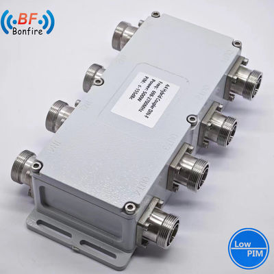Υβριδικός συνδυαστής 617-3800MHz RF 4X4 Υβριδικός ζεύγος με διεπαφή N-F/4.3-10-F/DIN-F