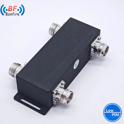 617-3800MHz 2X2 3dB συνδυασμός υβριδικών συσσωρευτών ραδιοσυχνοτήτων DIN θηλυκός τύπος για έργα DQ-XXXXX