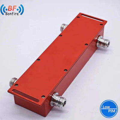 617-3800MHz ευρυζωνική ραδιοσυχνότητα 3dB Υβριδικός συνδυαστής 5g 2X2 Υβριδικός συνδυαστής για εσωτερικό / εξωτερικό IP65