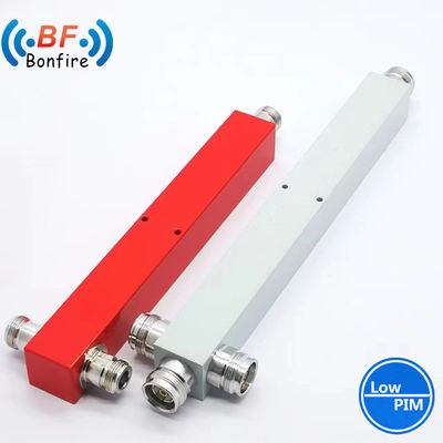 RF 2 Way Power Splitter 100W 350-3800MHz Διασύνδεση DIN-F/4.3-10-F/DIN-F για σταθμό βάσης