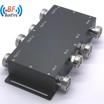 698-4000MHz 4X4 4 σε 4 από 300W 155pim RF Υβριδικό Συσκευαστή Υβριδικού Συνδυασμού για Das Ibs