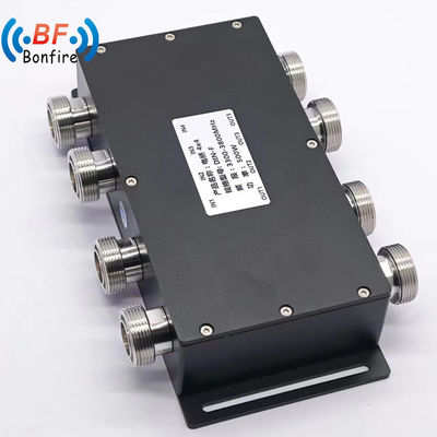 300W Low Pim -155dbc 2 σε 2 out Hybrid Coupler Combiner για 4.3-10-F/DIN-F/N-F διεπαφή