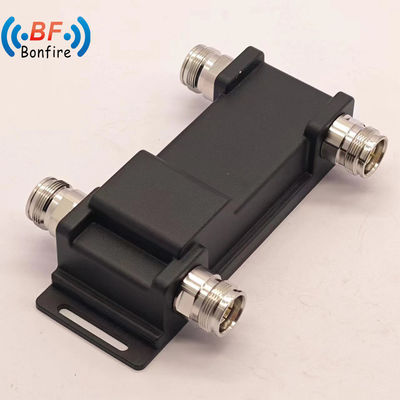 4.3-10-F/DIN-F/N-F Διασύνδεση 698-4000MHz 2X2 εκτός Υβριδικός συνδυαστής με σύνδεσμο N-F