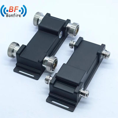 200W 617-3800MHz 698-3800MHz N/4.3-10/DIN Γυναίκα 2 σε 2 από 3dB Συνδυασμός υβριδικού ζευγαρωτή για Ibs