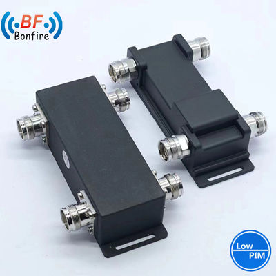 2X2 Υβριδικός συνδυαστής με διεπαφή DIN-F/4.3-10-F/N-F και Pim -160dbc 617-3800MHz