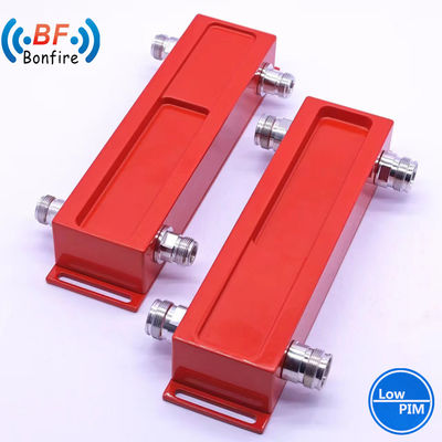 4.3-10-F/DIN-F/N-F Διασύνδεση 698-3800MHz 2 σε 2 εξωτερικό RF υβριδικό συνδυαστικό ζευγάρι για IBS