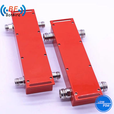 4.3-10-F/DIN-F/N-F Διασύνδεση 698-3800MHz 2 σε 2 εξωτερικό RF υβριδικό συνδυαστικό ζευγάρι για IBS