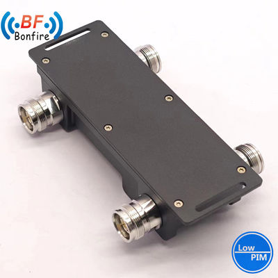 5G 2 σε 2 από 698-3800MHz N ή 4.3/10 Τύπος RF Υβριδικός Συνδυαστής Low Pim για εσωτερικό / εξωτερικό