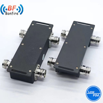 5G 2 σε 2 από 698-3800MHz N ή 4.3/10 Τύπος RF Υβριδικός Συνδυαστής Low Pim για εσωτερικό / εξωτερικό