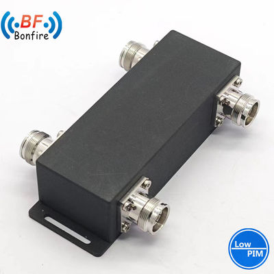 4.3-10-F/DIN-F/N-F Διασύνδεση UHF 698-3800MHz Δύοδρομος Υβριδικός Συνδυαστής RF/Υβριδικός Συνδετήρας