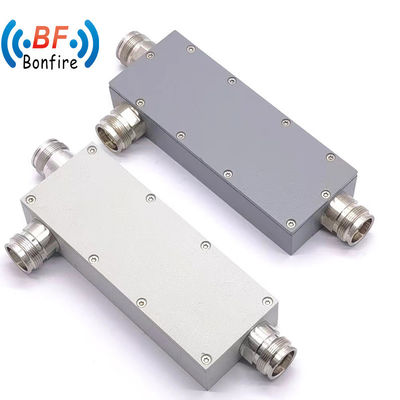 UHF 300-370MHz 30dB RF Directional Coupler με N θηλυκό σύνδεσμο Προσαρμοσμένο/Γκρι