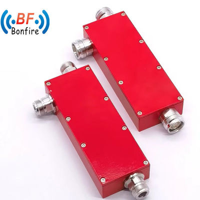 UHF 300-370MHz 30dB RF Directional Coupler με N θηλυκό σύνδεσμο Προσαρμοσμένο/Γκρι