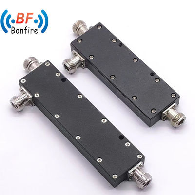 UHF 300-370MHz 30dB RF Directional Coupler με N θηλυκό σύνδεσμο Προσαρμοσμένο/Γκρι