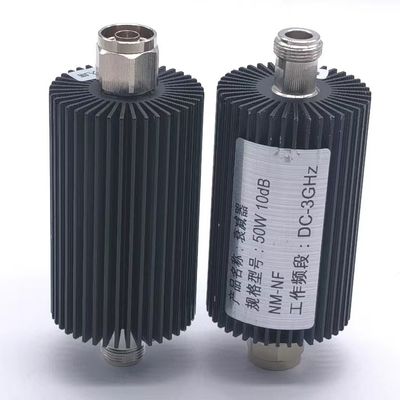 50W ομοαξονικός Attenuator RF Attenuator DC-3800MHz γκρι για την ικανότητα παράδοσης έργου
