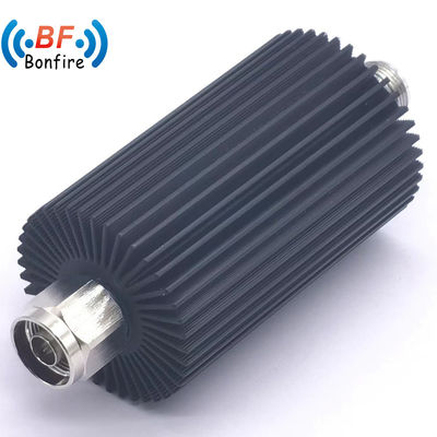 Μαύρος 25W 50W Τυπικός αποσβέστης επιπτώσεων 10/20/30/40dB Προσαρμοσμένος για εσωτερικό / εξωτερικό