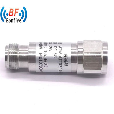 DC-3GHz 2W RF 3dB Coaxial Fixed Attenuator με N Male to Female Connector και λύση