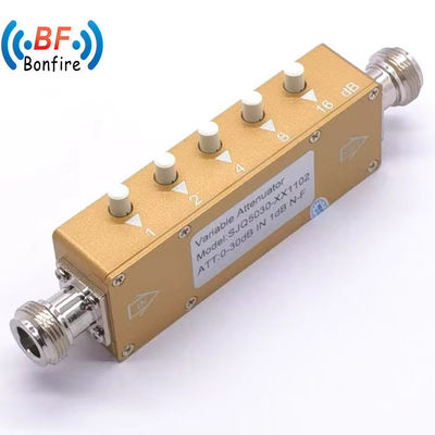 Βήμα Att N-F DC-3000MHz 5W RF μεταβλητός εξασθενητής για σταθερή και ακριβή εξασθένιση