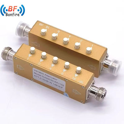 Βήμα Att N-F DC-3000MHz 5W RF μεταβλητός εξασθενητής για σταθερή και ακριβή εξασθένιση