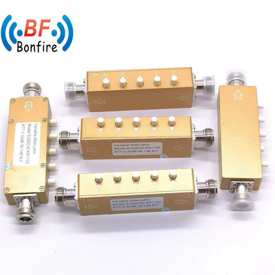 Ρυθμιζόμενος αποσβεστήρας για διεπαφή N-F DC-3000MHz 5W Σταδιακός αποσβεστήρας βήμα Att