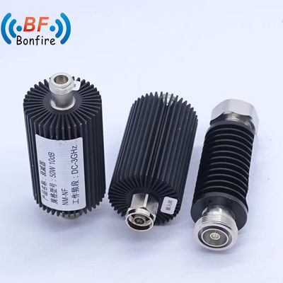 Άσπρος σταθερός Attenuator DC-3800MHz N Connector 50W Wide Frequency Range Step Attenuator
