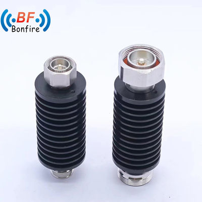 100W DC-3800MHz N τύπου κοαξιώδης σταθερός αραιωτής με απορροφητήρα θερμότητας 3/6/10/20/30/40dB