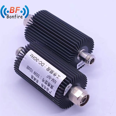 50W 3-40dB ρυθμιζόμενος ραδιοσυχνοποιητής ομοαξονικού εξασθένισης με μηχανική και σταθερή εξασθένιση